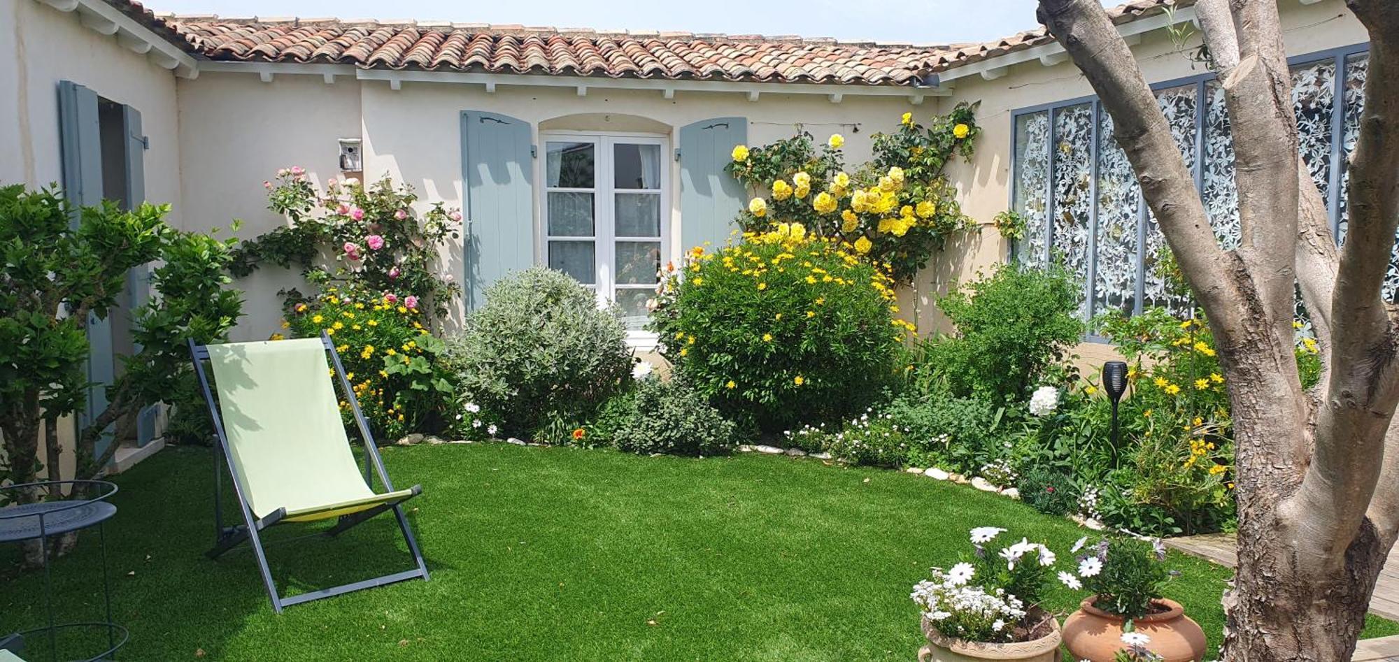 La Passerose 3 Pieces Avec Jardin Au Calme,A 300M De La Plage, Panzió La Couarde-sur-Mer Kültér fotó